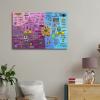EMN The Map of Mathematics Poster Decorative Painting Canvas Wall Art Living Room Posters Bedroom Painting 24x36inch(60x90cm) view 3