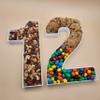 12" or LARGE 16" - High Quality Reusable Durable Plastic Charcuterie Fillable Number Boxes Letter Boxes For Birthday Party Anniversary Charcuterie Tray (1-12" size) view 3