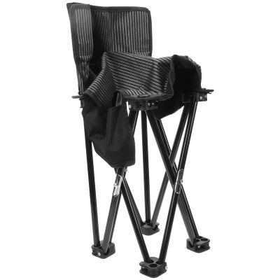 Zerodeko Portable Folding Chair Carry Bag Compact Outdoor Stool for Beach Hiking Fishing and Gardening Lightweight and Convenient Travel Seating