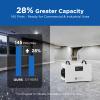 Moiswell 145 Pints Commercial Dehumidifier with Pump, Crawlspace Dehumidifiers with Drain Hose for Compact Tight Basements Large Spaces | MOISWELL Defender MP70 view 2