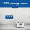 Moiswell 145 Pints Commercial Dehumidifier with Pump, Crawlspace Dehumidifiers with Drain Hose for Compact Tight Basements Large Spaces | MOISWELL Defender MP70 view 3