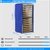 Sealcover Bun Pan Rack Cover, High Density Waterproof and Dustproof Bread Rack Cover, 23x28x64in Dark blue, Bakery Single Rack Covers. view 4