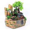 LYNICESHOP Atomizing Rockery Water Desktop Fountain with LED Lights & Atomizer, Desktop Fountain Waterfall for Indoor Outdoor Office Home Decor view 2