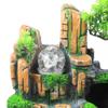 LYNICESHOP Atomizing Rockery Water Desktop Fountain with LED Lights & Atomizer, Desktop Fountain Waterfall for Indoor Outdoor Office Home Decor view 4