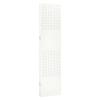 4-Panel Room Divider,Free Standing Office Partition,Porch Privacy Panel,Divisores De Habitacion,for School, Church, Office, Classroom, Dorm Room,Room,Studio,White 63"x70.9" Steel view 4