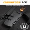 SafeDelux Lockable Lunch Box with Combination LockInsulated Lunch Bag Reusable Leakproof Cooler bag For Travel Work (Black) view 2