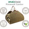 Canvas Log Carrier Bag, Ash Bucket with Lid, Shovel, and Broom view 3