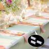 150 Pieces Table Skirting Clips Clear Tablecloth Clips for Indoor Outdoor Events Wedding Meeting Party Picnic Banquet view 2