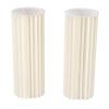 Fetcoi Wedding Centerpieces Cardboard Vases, 2 Pcs Foldable Columns Display with Acrylic Lid, 31.5in Tall Flower Vase Flowers Stand Table Cylinder for Wedding Party Garden Decoration view 4