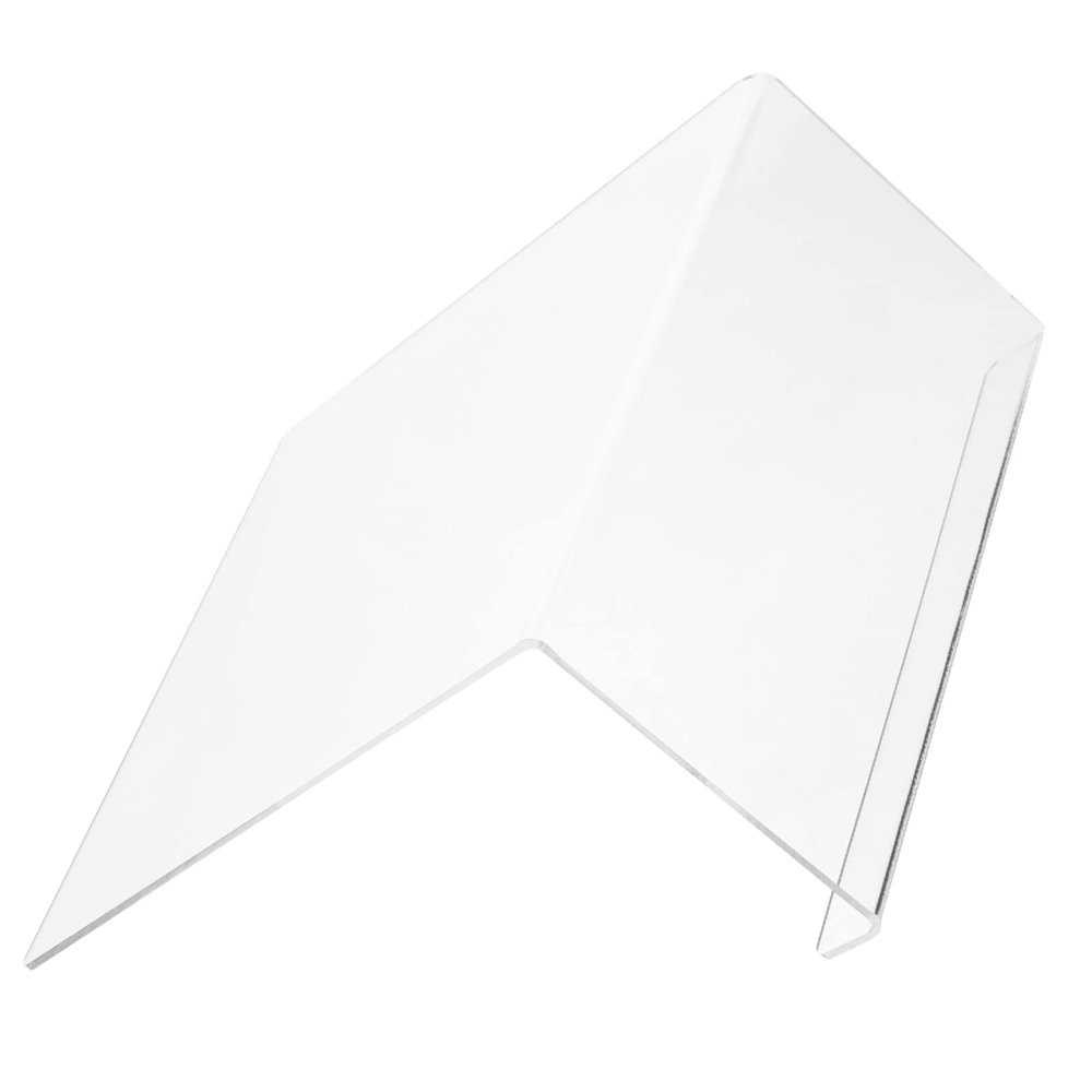 iplusmile Acrylic Book Display Stand Easel for Transparent Pictures Music Album Rack Shaped Design for Books Magazines and Tablets for Retail Stores and Home Use