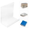 iplusmile Acrylic Book Display Stand Easel for Transparent Pictures Music Album Rack Shaped Design for Books Magazines and Tablets for Retail Stores and Home Use view 2