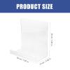 iplusmile Acrylic Book Display Stand Easel for Transparent Pictures Music Album Rack Shaped Design for Books Magazines and Tablets for Retail Stores and Home Use view 3