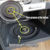 WORDFUN Microwave Glass Turntable Plate, Microwave Oven Cooking Plate, Round Rotating Ring, Microwave Oven Plate, Replace Microwave Glass Tray, Replacement Accessories view 4
