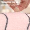 Irregular Oval Soft Faux Wool Area Rug,Luxury Fluffy Indoor Carpet, Modern Abstract Runner Rug for Livingroom Bedroom Playroom Rugs Kitchen(160x230cm(63x91), C) view 3