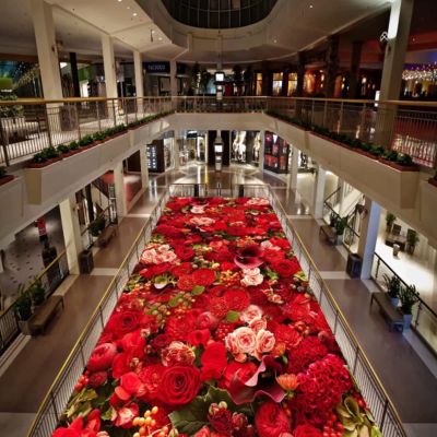 3D Illusion Entrance Area Rug,Pastoral Style Floral Road Corridor Mat Carpet, Indoor Ultra Soft Print Floor Mat for Kitchen Bedroom Hallway Runner Rug(160x240cm(63x94), P)