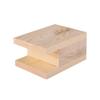 RDEXP Wooden Bed Risers Slotted Furniture Sofa Lifters 3.94 x 1.57 inches Pack of 2 view 3