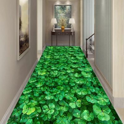 3D Illusion Entrance Area Rug,Pastoral Style Floral Road Corridor Mat Carpet, Indoor Ultra Soft Print Floor Mat for Kitchen Bedroom Hallway Runner Rug(200x300cm(79x118), B)