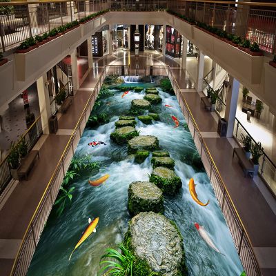 3D Illusion Entrance Area Rug,Pastoral Style Floral Road Corridor Mat Carpet, Indoor Ultra Soft Print Floor Mat for Kitchen Bedroom Hallway Runner Rug(200x300cm(79x118), J)