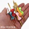VICASKY Twist Tie Bows Kit 100pcs Wrapping Bows for Lollipop Twisted Ties Bag for Birthday Parties view 3