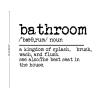 Bathroom Wall Decals Quotes Vinyl Wall Art Decor Bathroom Stickers for Kids Rooms Girls Boys Office Nursery Bedroom Living Room Playroom Home Wall Art Decor 22in view 2