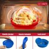 Round Reusable Foldable Bpa Free Airfryer Baking Molds NEW Air Fryer Silicone Pot Basket Plate Cooking Air Fryer Accessories (Color : Pink, Size : B) view 2