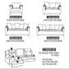 ERNZI Printed Sofa Cover-Purple Lavender Pattern Stretch Universal Furniture Protector-Anti-Slip Wrinkle Resistant 1/2/3/4 Seater Loveseat Couch Slipcover,Style3,1 Seater 90,140Cm view 3
