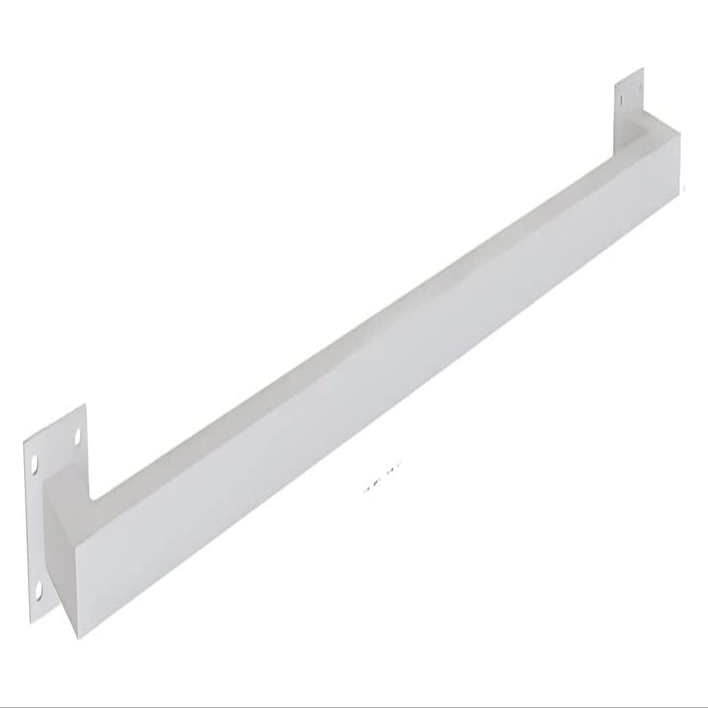 ALDEPO Grab Bars White Square Pipe Handrail for Indoor Stairs, 2/3/4/5Foot Long Elderly Kids Wall Mounted Grab Bar, Non-Slip Auxiliary Stair Rail with Complete Kit/1.2M (Color : 1.5m)