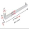 ALDEPO Grab Bars White Square Pipe Handrail for Indoor Stairs, 2/3/4/5Foot Long Elderly Kids Wall Mounted Grab Bar, Non-Slip Auxiliary Stair Rail with Complete Kit/1.2M (Color : 1.5m) view 3