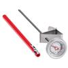 Efengcook 2 Pack Instant Read Pocket Milk Frothing Thermometer with1 inch Dial 5 inch Probe Clip,Best Instant Read Food for The Coffee Drinks,Chocolate Milk Foam (Color Dial) view 3