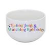 Eating Junk & Watching Rubbish - Funny 24oz Bowl view 2
