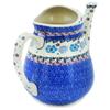 Polmedia Polish Pottery Watering Can - Blooming Blues Pattern Handmade in Boleslawiec Poland by Ceramika Artystyczna + Certificate of Authenticity view 2
