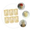 Anneome 30pcs Woven Cup Sleeves Glass Cup Protective Covers for Small Flower Portable and Lightweight Scalding Design view 2