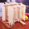 Wooden Pasta Drying Rack Beechwood Noodle Spaghetti Holder Drying Rack with Transfer Wand Easy to Transfer for Drying Pasta and Cooking view 2