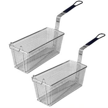 13-1/4" (L) x 6-1/2"(W) Rectangular Wire Fry Basket (Pack of 2)