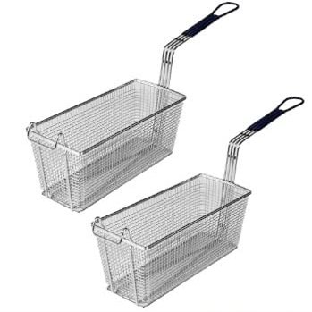 13-1/4" (L) x 6-1/2"(W) Rectangular Wire Fry Basket (Pack of 2)