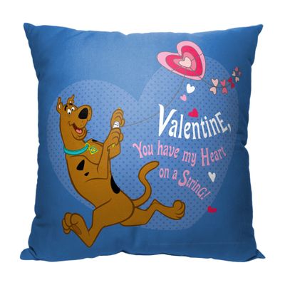 Northwest Scooby Doo Pillow, 18" x 18", Heart On A String