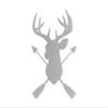 Jess and Jessica Metal Wall Art Metal Deer Head With Arrows, Metal Cutout, Wall Art, Home Decor, Wall Hanging, Ready to Paint view 3
