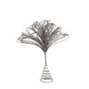 Creative Co-Op 15' H Metal & Glass Bead Tree Topper, Gunmetal Finish view 1