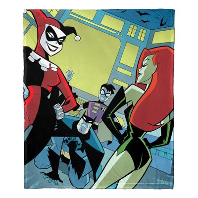 Northwest DC - Batman Silk Touch Throw Blanket, 50" x 60", Batcave Break in