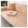ALABOW Couch Covers Sectional L Shape Sofa Cover Pure Color Dutch Velvet Couch Cover 3 2 4 1 Seater Nordic Modern Sofa Slipcover Quilted Non-Slip Furniture Protector(P,70x180cm) view 1