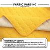 ALABOW Couch Covers Sectional L Shape Sofa Cover Pure Color Dutch Velvet Couch Cover 3 2 4 1 Seater Nordic Modern Sofa Slipcover Quilted Non-Slip Furniture Protector(D,110x180cm) view 2