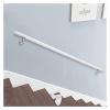 ALDEPO Grab Bars White Wooden Stair Handrails with Fittings, 3M/3.6M/2M/1.2M/3.3M Wall Mounted Auxiliary Grab Bar, Anti-Slip Grab Bar/Kids/4M (Color : 9m) view 1