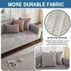 ALABOW Couch Covers Sectional L Shape Sofa Cover Pure Color Dutch Velvet Couch Cover 3 2 4 1 Seater Nordic Modern Sofa Slipcover Quilted Non-Slip Furniture Protector(Cc,70x180cm) view 3