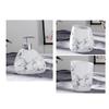 NOBRIM Bathroom Accessory 6pcs Imitation Marble Bathroom Accessories Set Soap Dispenser/Toothbrush Holder/Tumbler/Soap Dish/Cotton Swab Bathroom Wash Set Bathroom Wash Set view 4