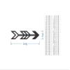 Jess and Jessica Metal Wall Arrow Metal Wall Art Metal Arrow for Wall Decor Metal Arrow Arrow Wall Art Arrow Wall Hanging Metal Wall Art view 2