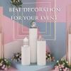 5pcs Cardboard Vase for Centerpieces, Cylinder Flower Stand with Acrylic Plates, Flower Display Stand for Wedding Party Home Decor view 3