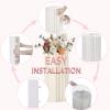 5pcs Cardboard Vase for Centerpieces, Cylinder Flower Stand with Acrylic Plates, Flower Display Stand for Wedding Party Home Decor view 4