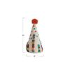 Creative Co-Op 4" Round x 9" H Handmade Wool Felt Tree w/Beads, Embroidery & Pom Poms, Multi Color view 2