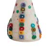 Creative Co-Op 4" Round x 9" H Handmade Wool Felt Tree w/Beads, Embroidery & Pom Poms, Multi Color view 3