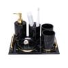 NOBRIM Bathroom Accessory 6-Pieces Ceramic Bathroom Accessories Set Wash Set Dispenser Toothbrush Holder,Toothbrush Cup,Soap Dish,Handle Tray,Bathroom Sets Bathroom Wash Set view 1